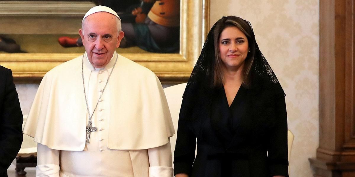 Primera Dama se reunirá con el Papa Francisco en el Vaticano para materializar alianza por los jóvenes