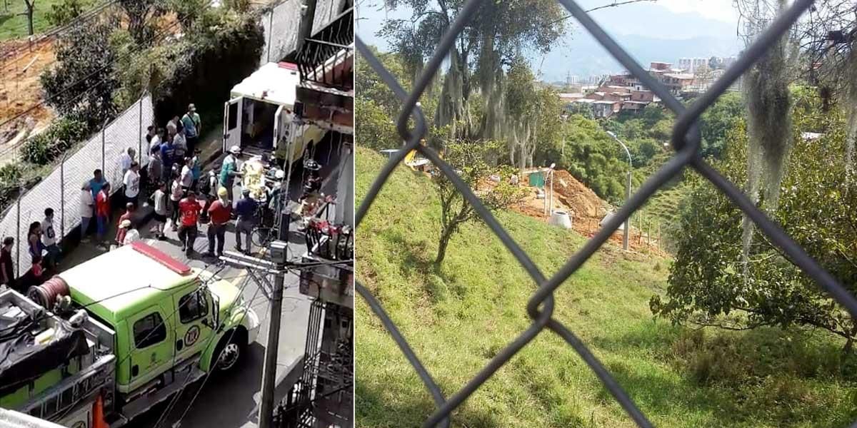 Dos muertos deja deslizamiento en Medellín