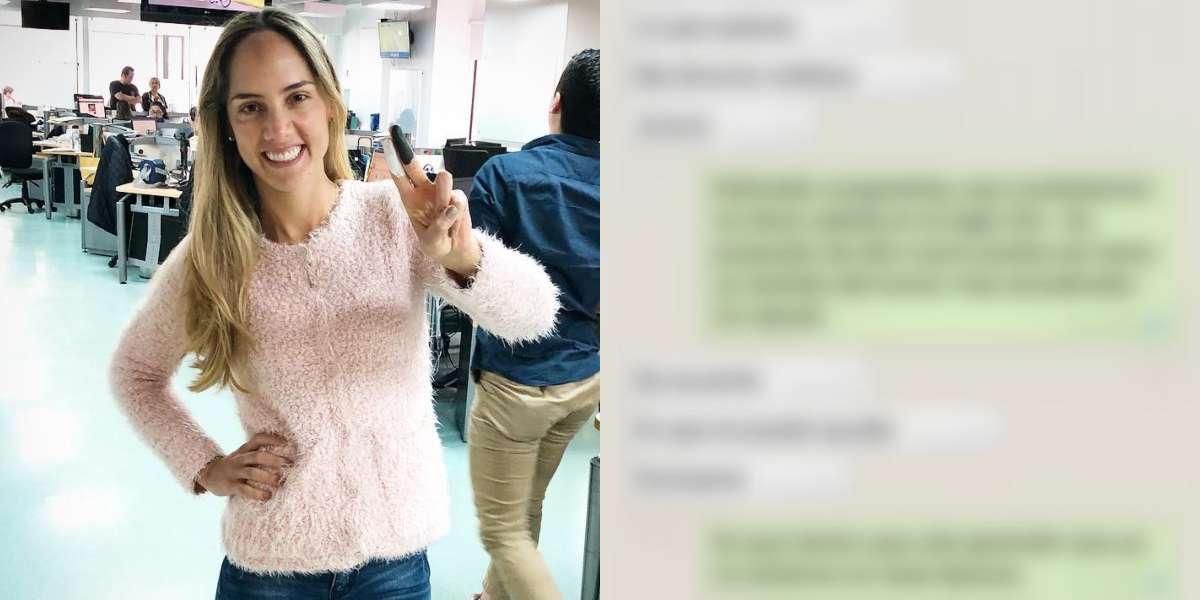 La peinada de Camila Zuluaga a un congresista que le “echó los perros” por WhatsApp