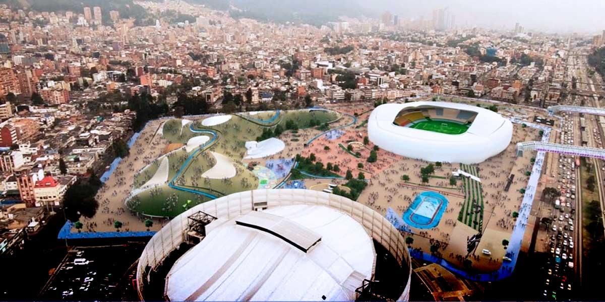 Así se transformaría el estadio El Campín en moderno complejo deportivo