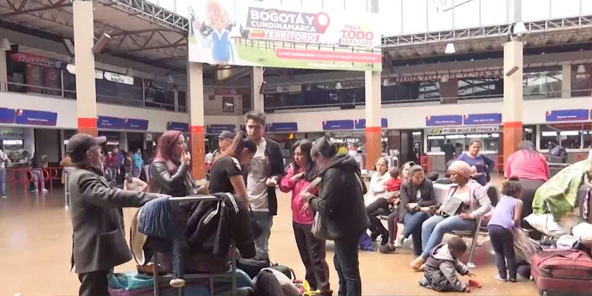 Más de 32.000 viajeros han salido de Bogotá durante Navidad