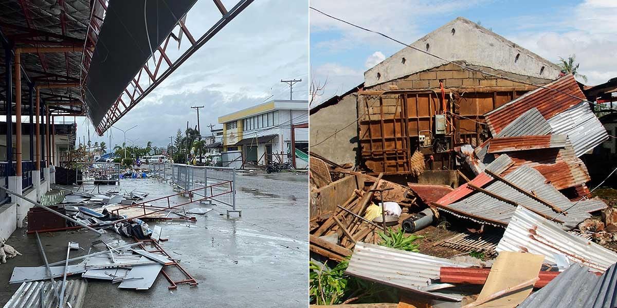El tifón Phanfone deja al menos dieciséis muertos en Filipinas