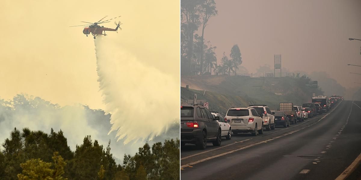 Evacuación masiva por amenaza de un recrudecimiento de incendios en Australia