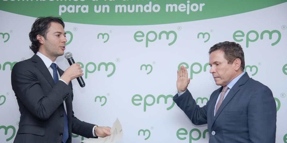 Álvaro Rendón se posesiona como gerente general de EPM