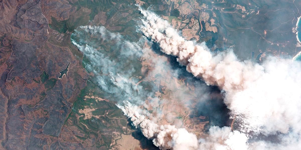 Humo de incendios forestales de Australia llega hasta Chile y Argentina