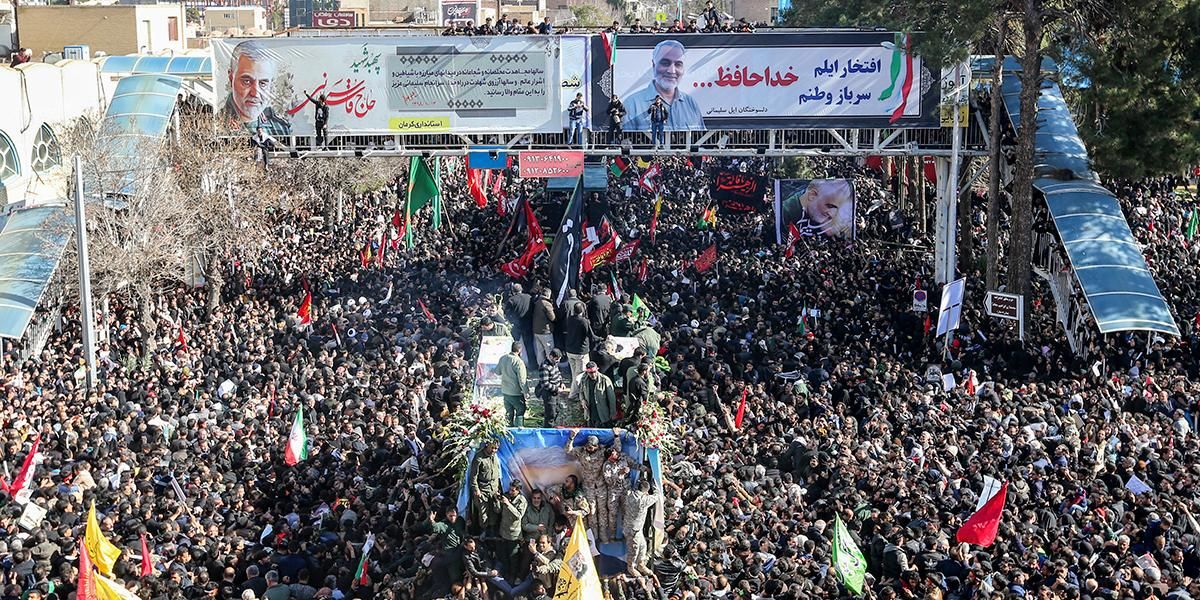 Al menos 50 muertos por estampida en multitudinario funeral de Soleimani en Irán