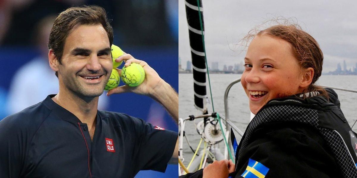 Greta Thunberg acusa a Roger Federer de no trabajar por el cambio climático y él responde