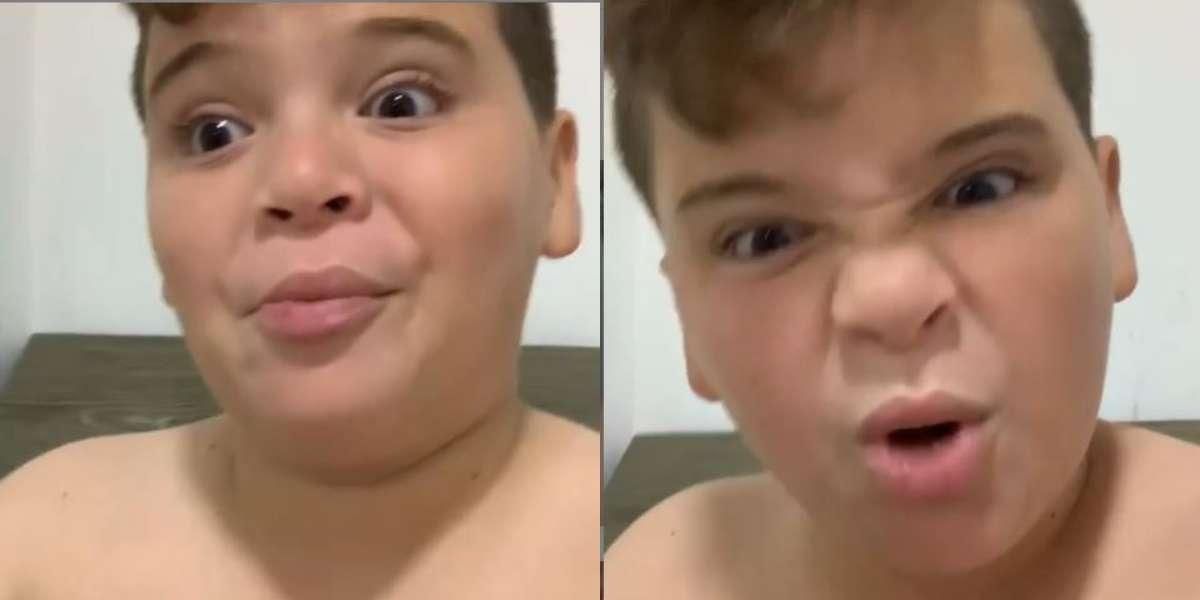 Este es el niño colombiano del video “Papi nunca fit, siempre fat” que es viral en redes