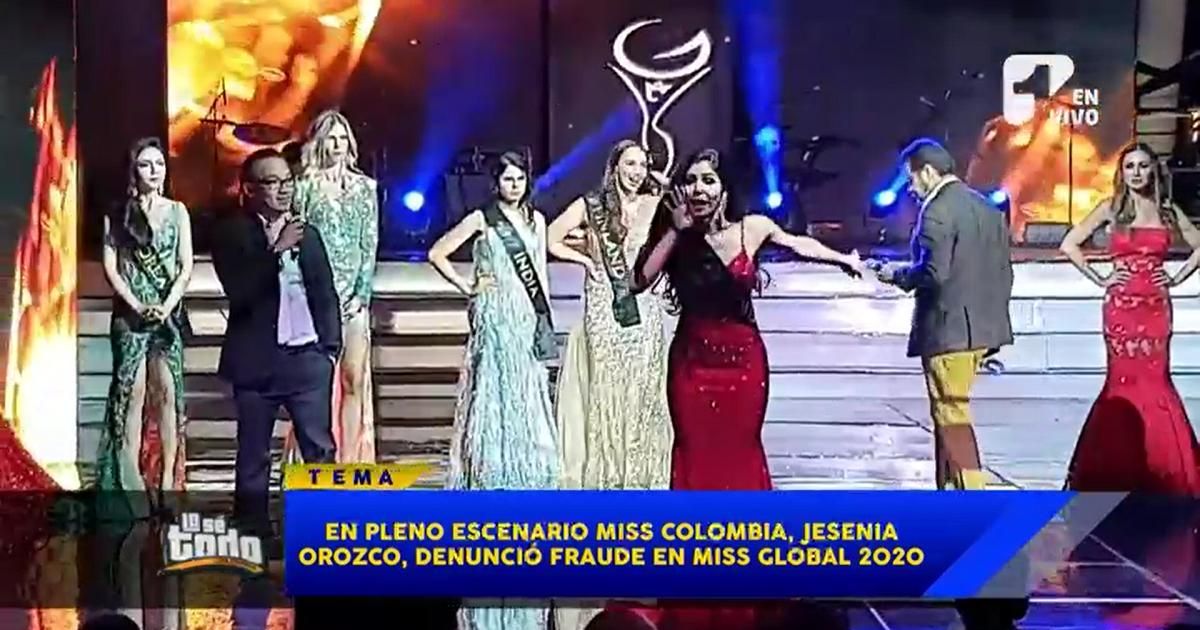 ¿Cuál fue el fraude que destapó la señorita Colombia en Miss Global 2020?