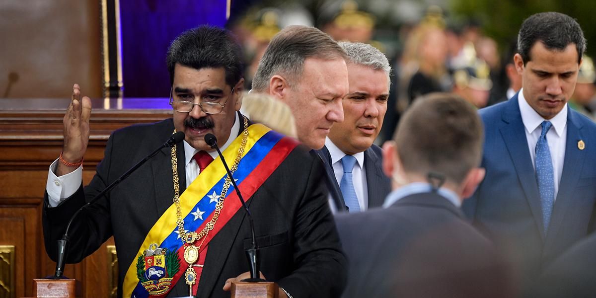 Maduro arremete contra Duque y dice que visita de Pompeo es “para apoyar masacres”  