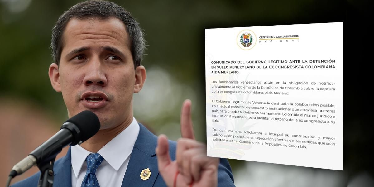 La respuesta de Juan Guaidó ante petición del Gobierno sobre Aida Merlano