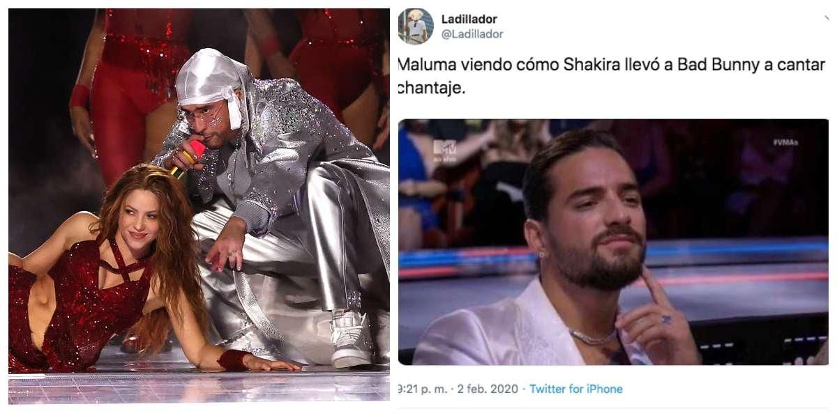 Memes Shakira, Maluma y Bad Bunny