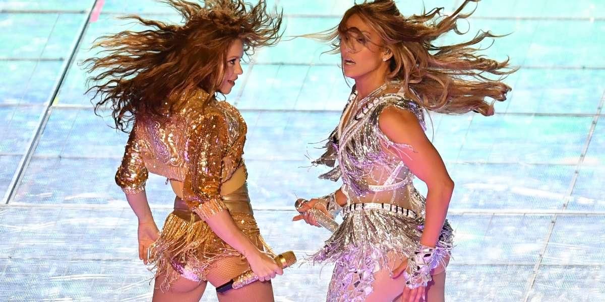 Shakira y Jennifer López en el Super Bowl