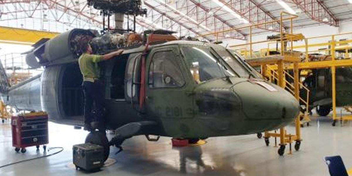 Helicópteros de Brigada Contra el Narcotráfico fuera de servicio por mantenimiento