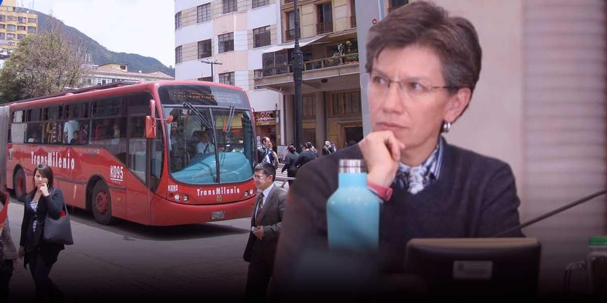 Alcaldesa Claudia López responsabiliza a administración Peñalosa por aumentos en TransMilenio