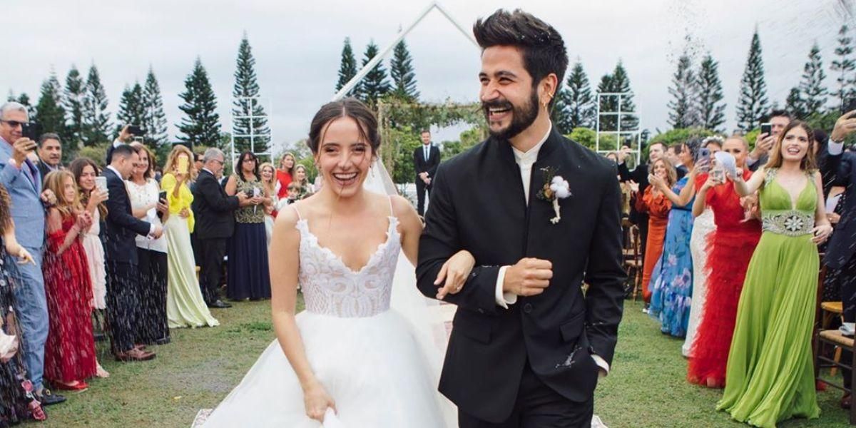 La polémica foto que se filtró de la boda de Evaluna y Camilo por el que critican a la joven esposa