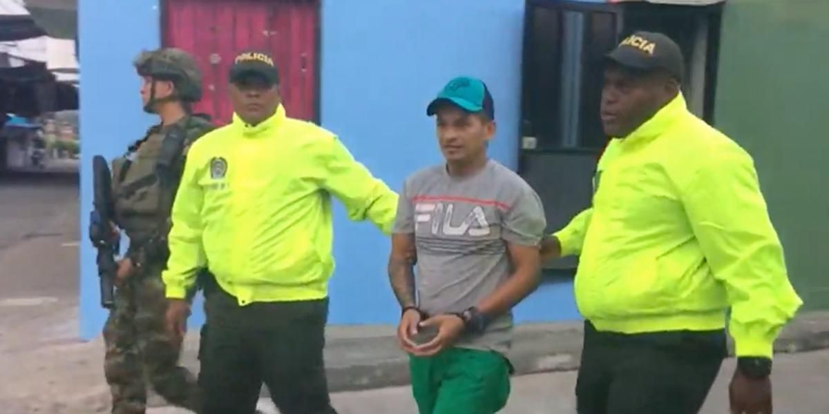 Capturan a alias ‘Falcao’, cabecilla de ‘Los Caparros’ en Antioquia