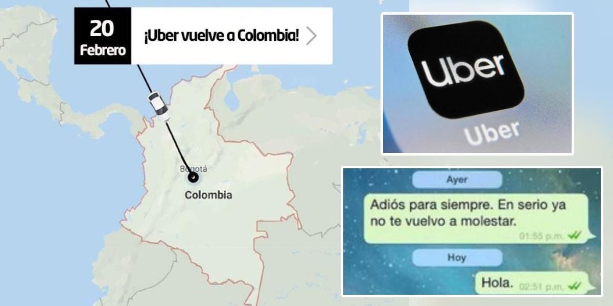 Uber regresa a Colombia y los memes no se hicieron esperar