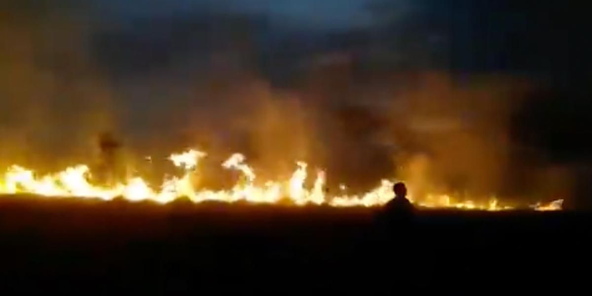 Incendio forestal arrasa 1.160 hectáreas de sabana y bosque en Vichada