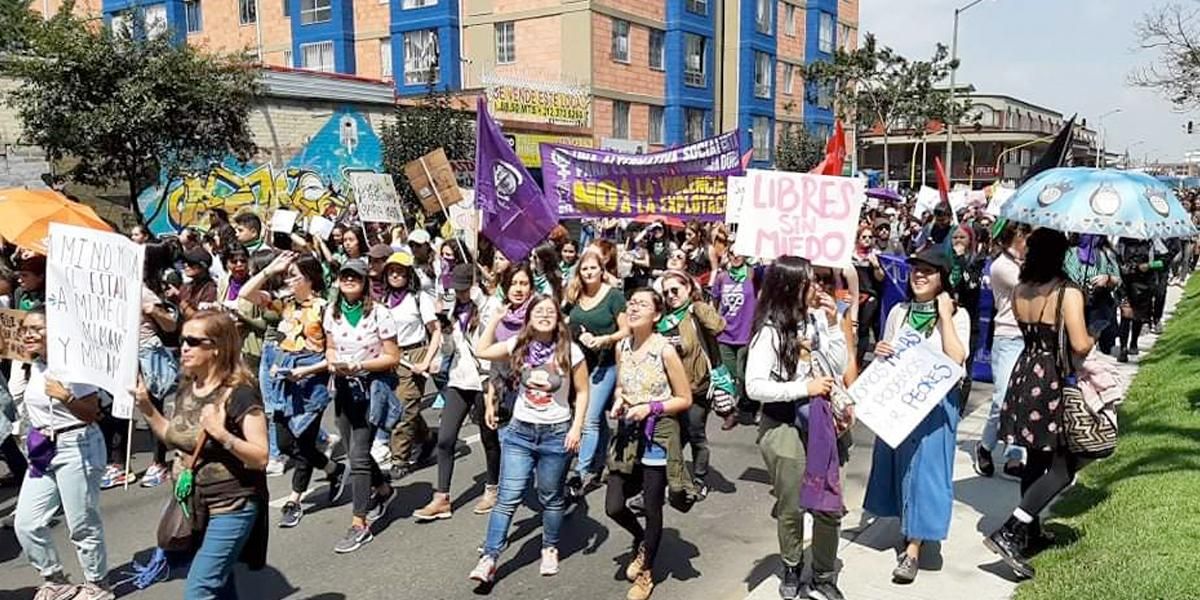 Mujeres se tomaron las calles del país durante el 8M para rechazar la violencia