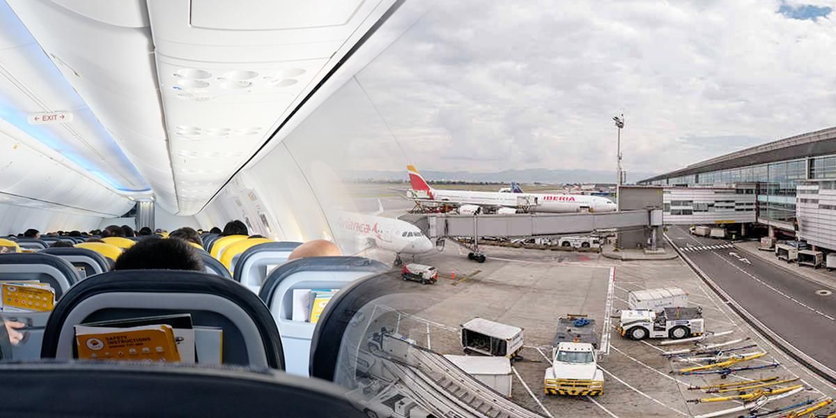 Aerolíneas deben informar a pasajeros sobre aislamiento al llegar a Colombia