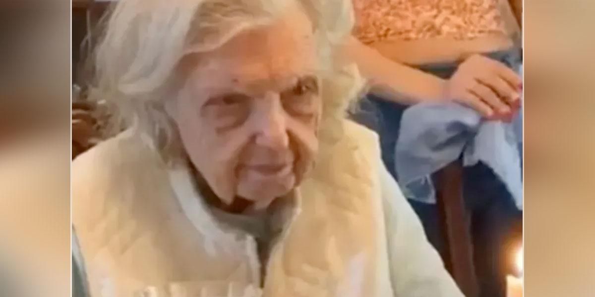 El inesperado deseo de una abuelita en su cumpleaños 94
