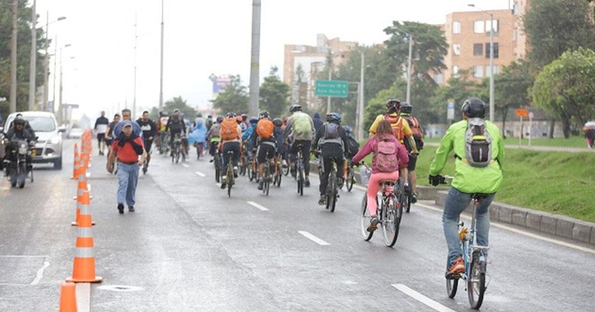 Cancelan ciclovía este fin de semana por presión al sistema de salud en Bogotá