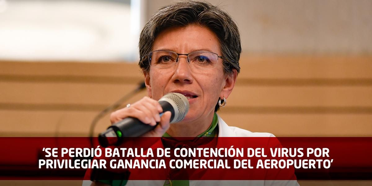 Duro reclamo de la alcaldesa de Bogotá al Gobierno por controles en El Dorado
