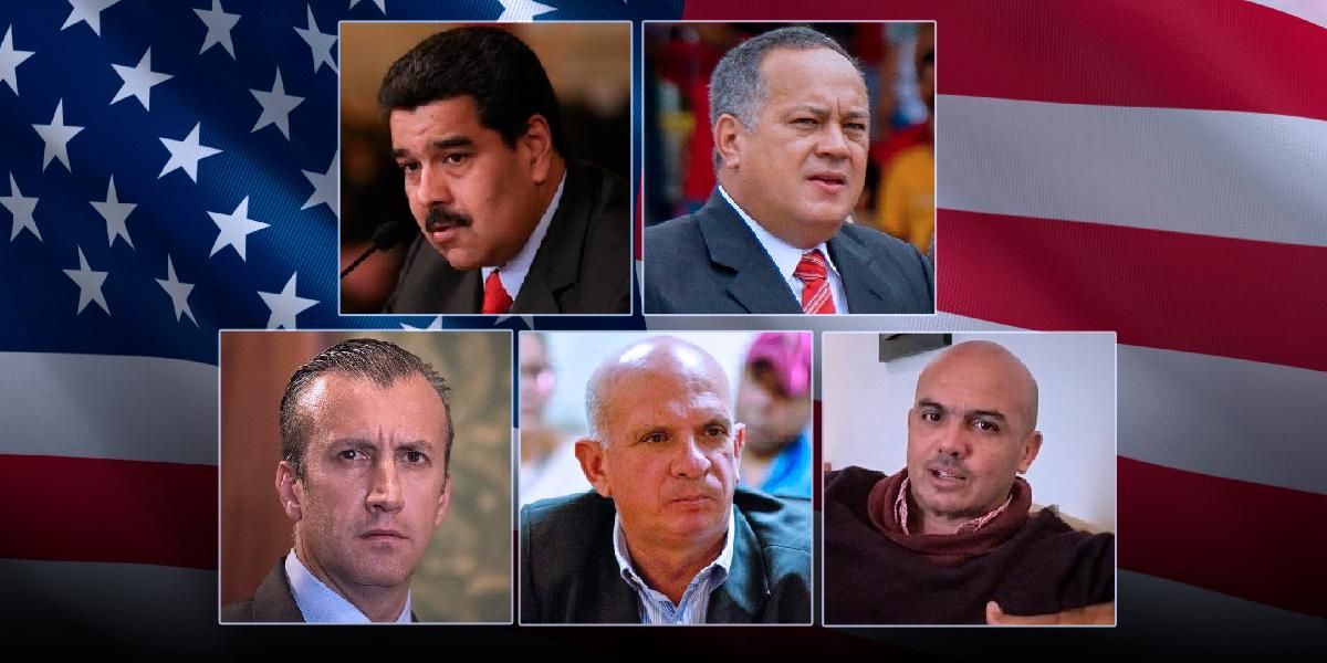 EE. UU. ofrece recompensa de 15 millones de dólares por captura de Maduro y otros funcionarios