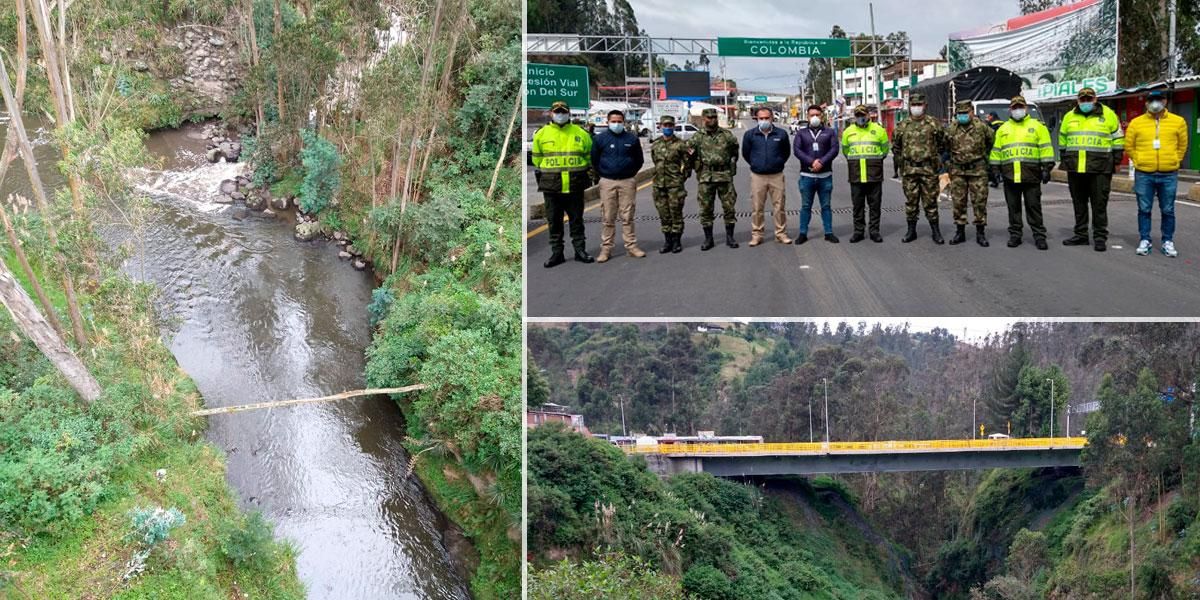 Autoridades visitan frontera Colombo-Ecuatoriana y algunos pasos ilegales en Ñarino