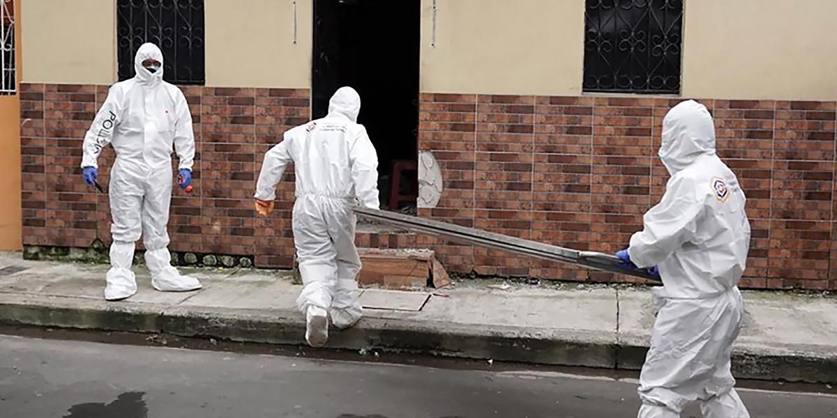 Muertes por coronavirus bordean el centenar de personas en Ecuador