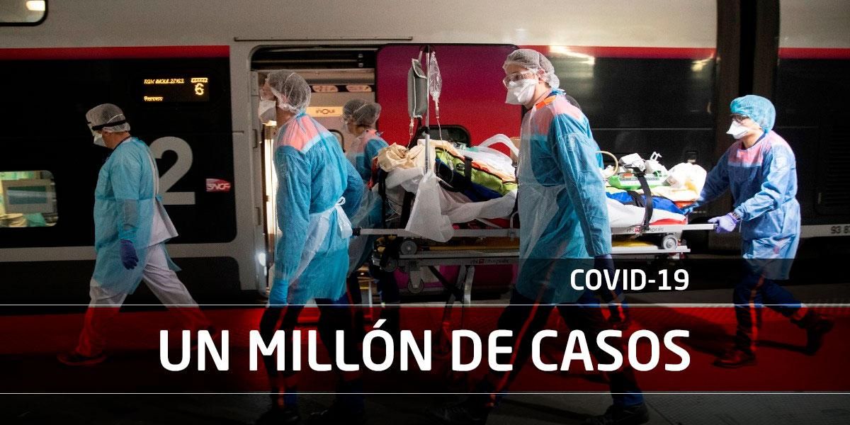 Más de un millón de casos confirmados y 50 mil muertes por COVID-19 en el mundo
