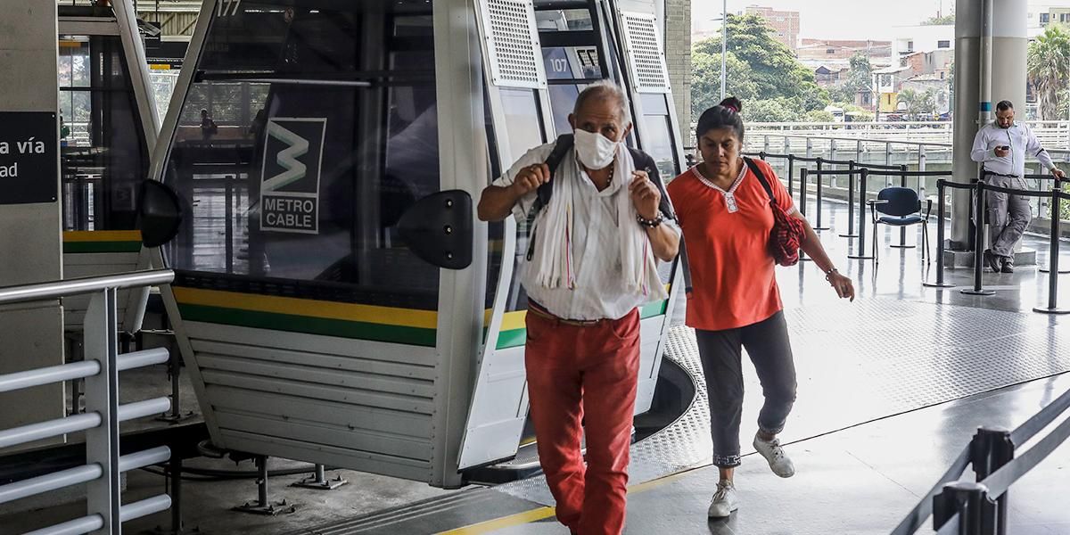 El uso de tapabocas en el sistema de transporte será obligatorio en Medellín