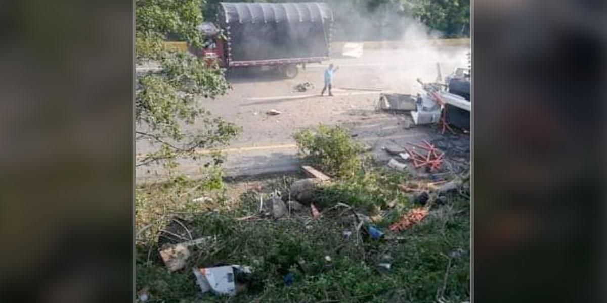 Grave accidente de tránsito deja un fallecido en El Boquerón, Cundinamarca