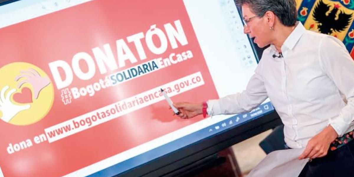 Donatón ‘Bogotá Solidaria en Casa’ recaudó más de $ 51.000 millones
