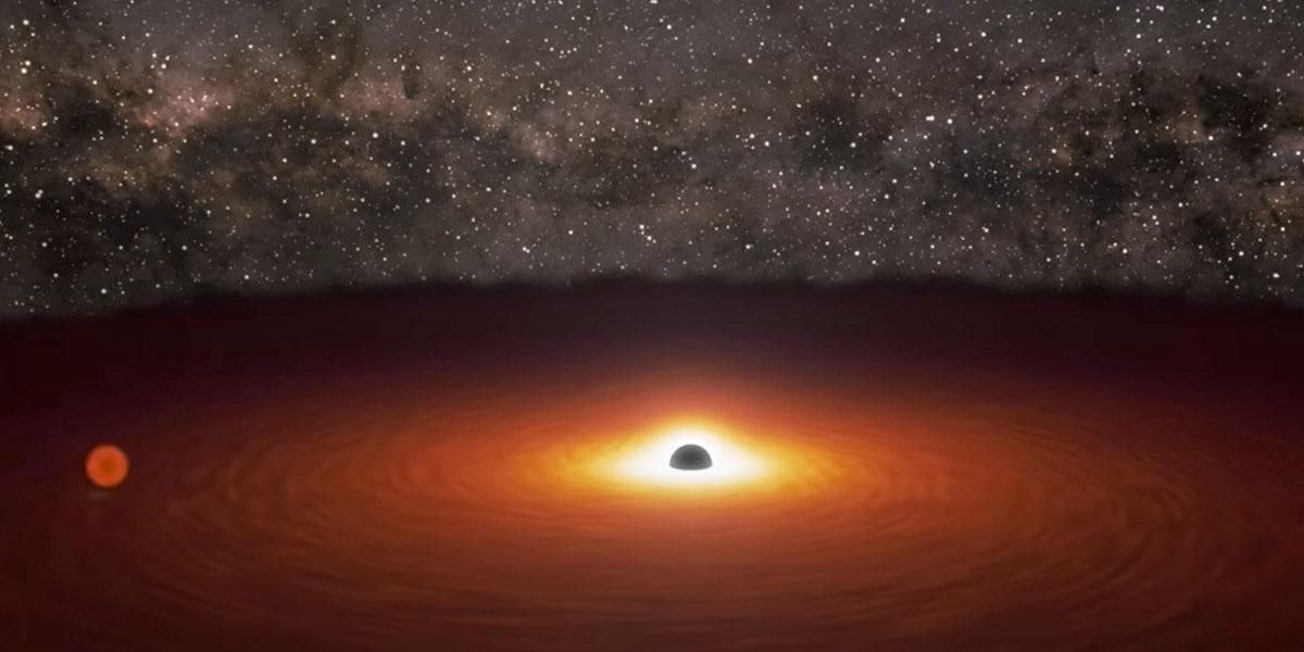 ¡Impresionante! La NASA tomó una foto del encuentro de dos agujeros negros y así se ve