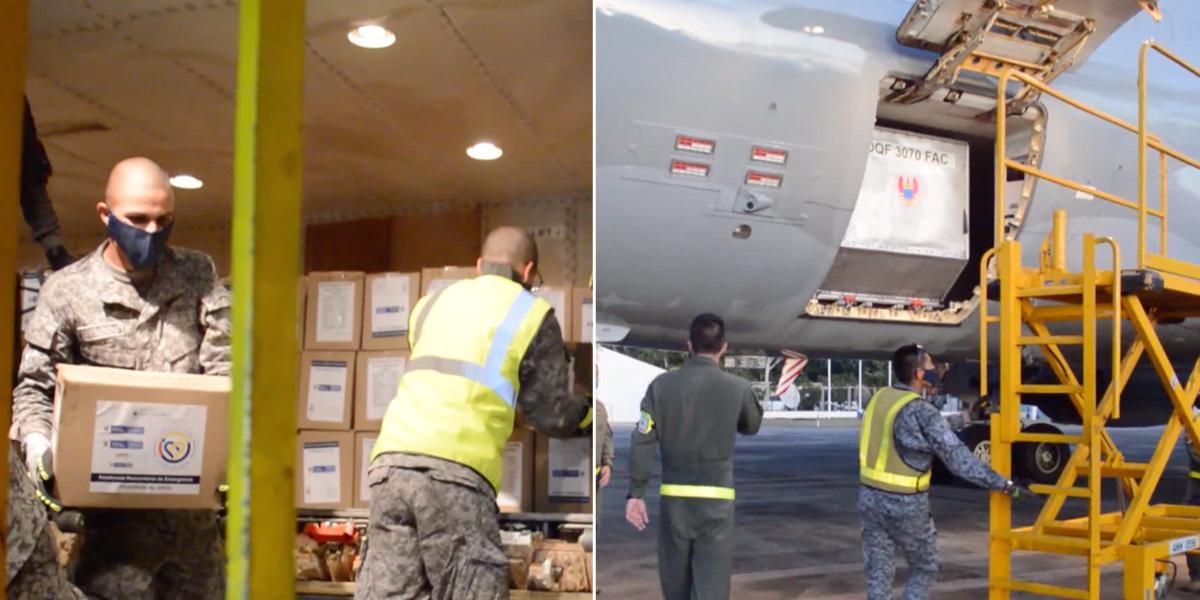Boletín #12: Fuerza Aérea transportó 20 toneladas de alimentos al Amazonas