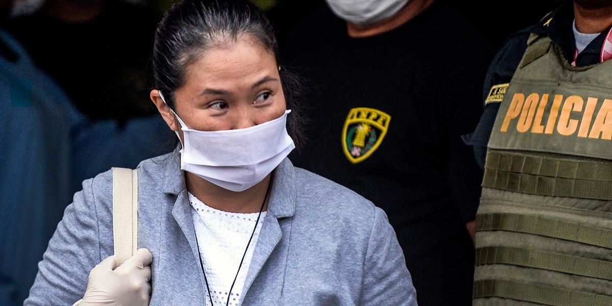 Keiko Fujimori sale en libertad bajo fianza en medio de emergencia por Covid-19 en Perú