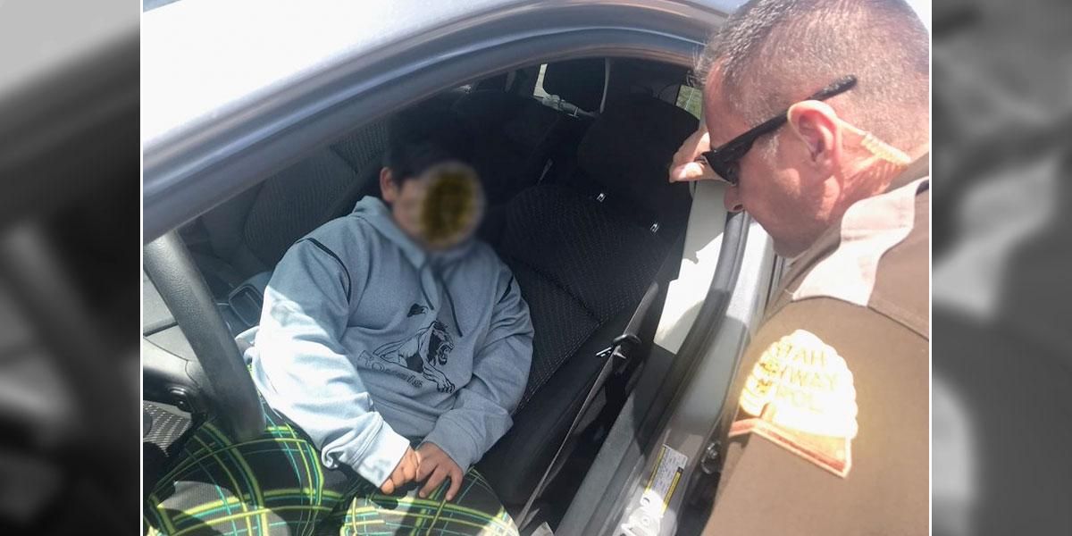 Increíble: Policía detiene a niño de cinco años conduciendo un automóvil en Utah, EE. UU.