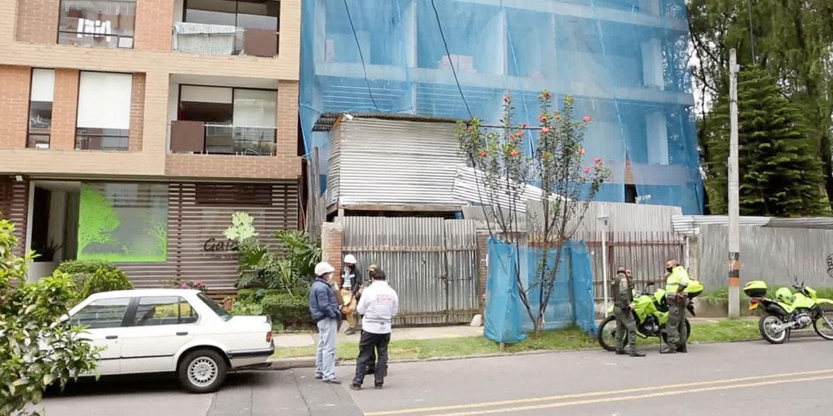 Sellan las primeras dos obras de construcción en Bogotá por incumplir medidas de bioseguridad