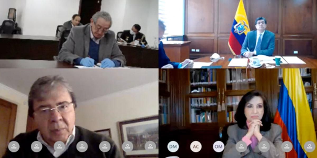 Cancilleres de Colombia y Ecuador presidieron VI reunión del Mecanismo 2+3 en materia de seguridad