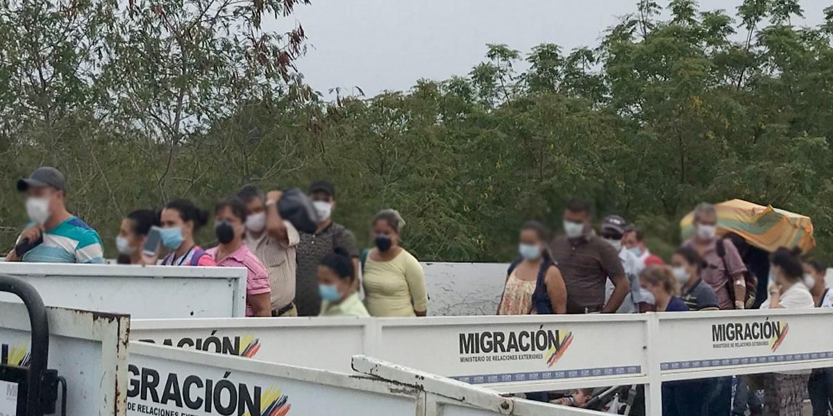 Migración Colombia habilitó corredor humanitario hacia fronteras de Arauca y Cúcuta