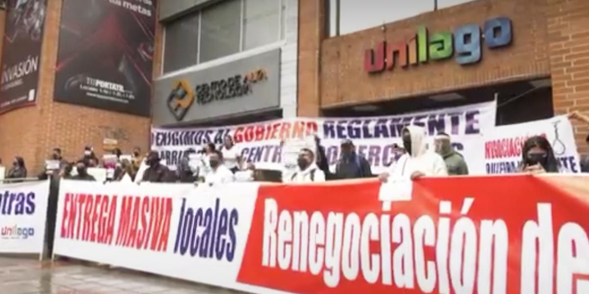 Comerciantes de Unilago piden ayudas por la crisis económica