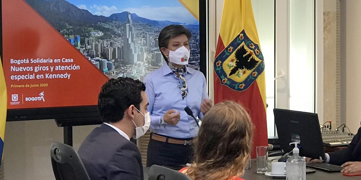 Claudia López presenta balance del primer giro de Bogotá Solidaria en Casa