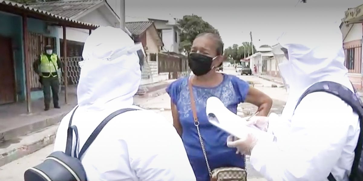 El Rebolo, primer barrio aislado en Barranquilla por coronavirus