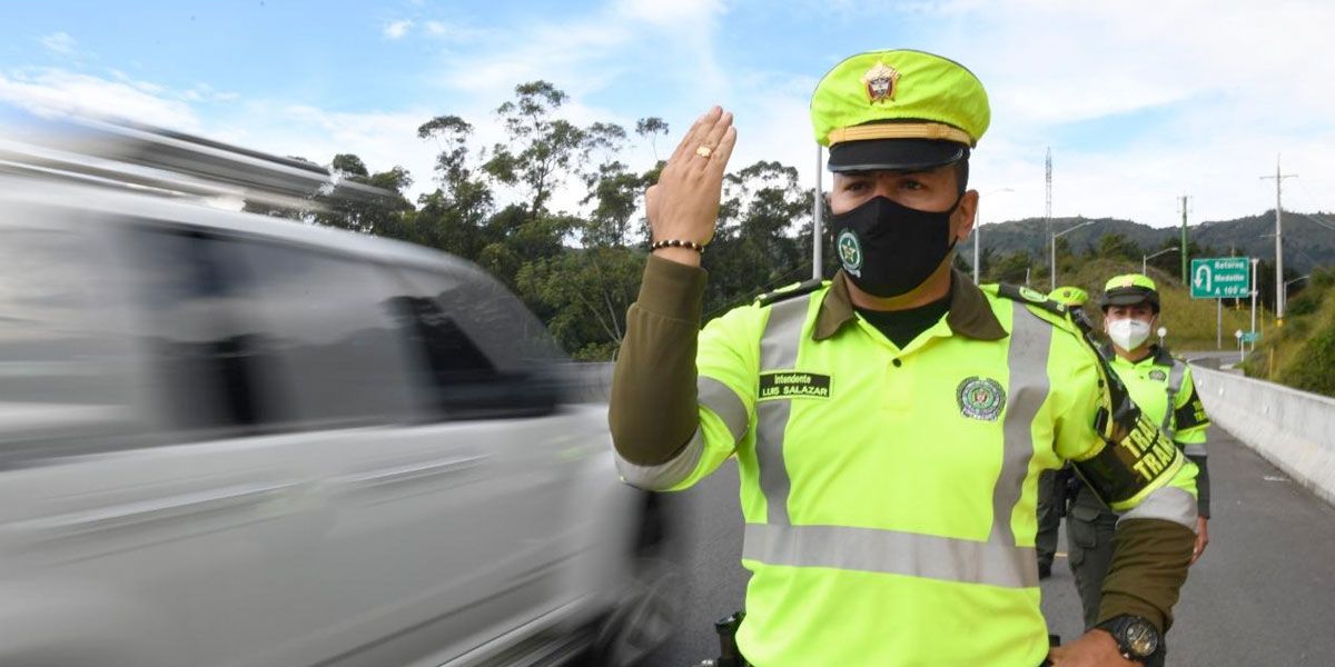Habrá más policías de tránsito para garantizar seguridad vial en Cundinamarca