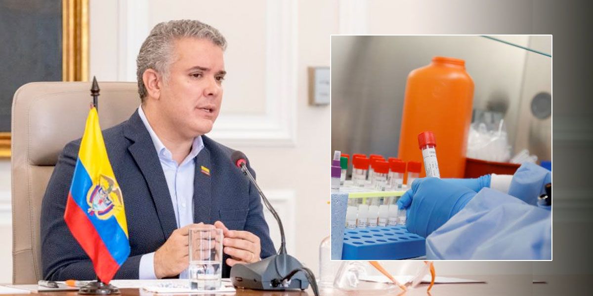 Presidente Iván Duque se hace por cuarta vez la prueba del coronavirus