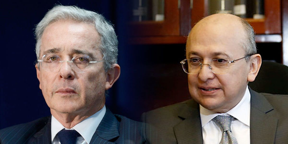 Crece choque entre expresidente Uribe y exfiscal Montealegre