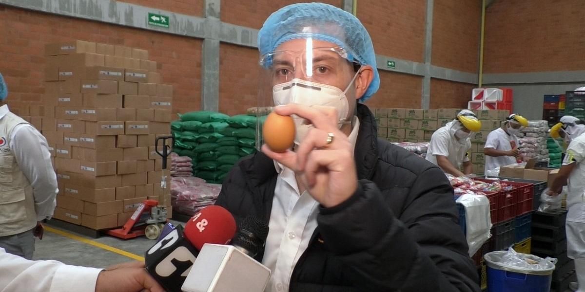 “Tienen huevo”, duras advertencias del contralor Córdoba a contratistas por entrega de alimentos