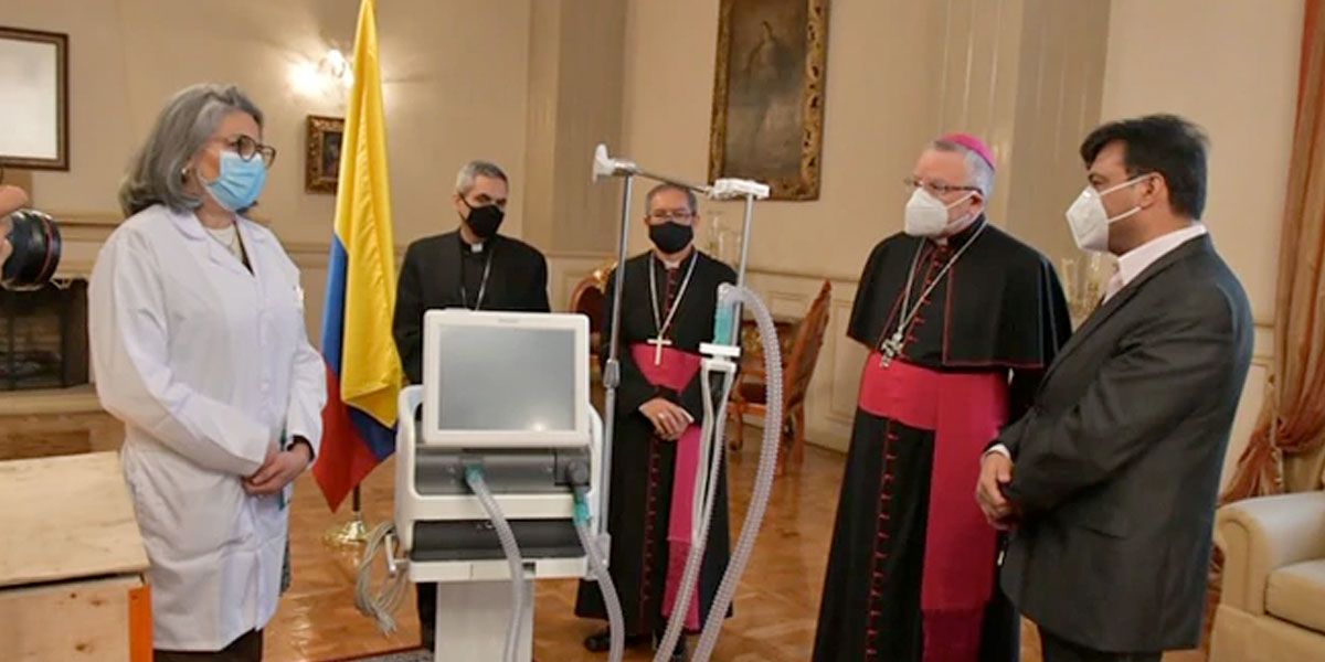 Bogotá recibe donación del papa Francisco